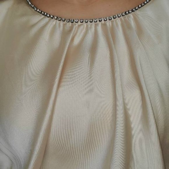 Pearl Pink Satin Dress - Picture 2 of 16